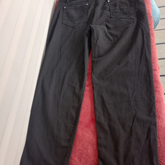 Denim Culture Mens Black Straight Leg Jean Denim  100% Cotton Size 44/32 - Picture 5 of 12